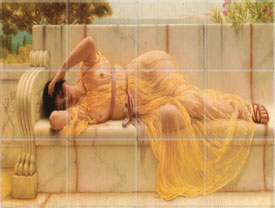 Girl in the Yellow Drapery 1901 (12 x 4
