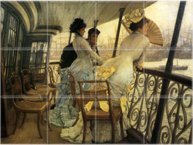 The Gallery of HMS Calcutta 1877  (12 x 4