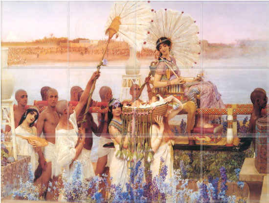 The Finding of Moses 1904 (12 x 4