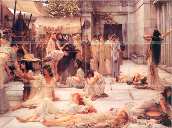 The Women of Amphissa 1887 (12 x 4