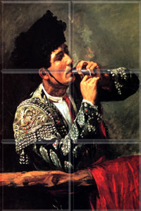 After the Bull Fight (12 x 4