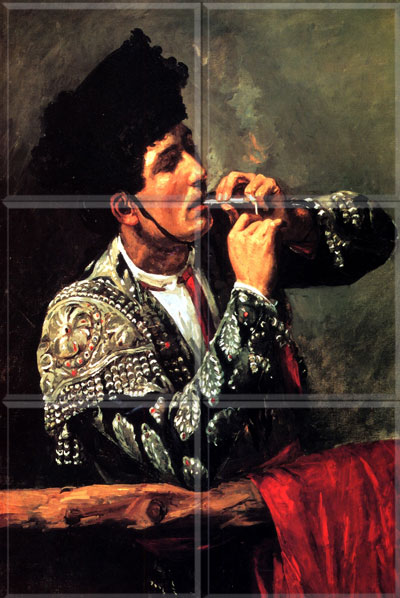 After the Bull Fight (12 x 4