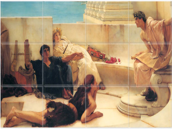 A Reading from Homer (12 x 4